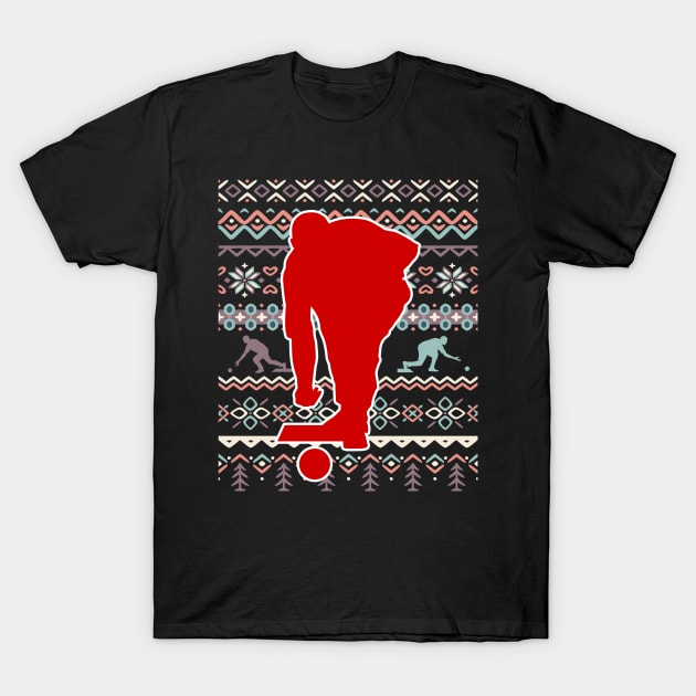 Lawn Bowling Christmas T-Shirt by thingsandthings